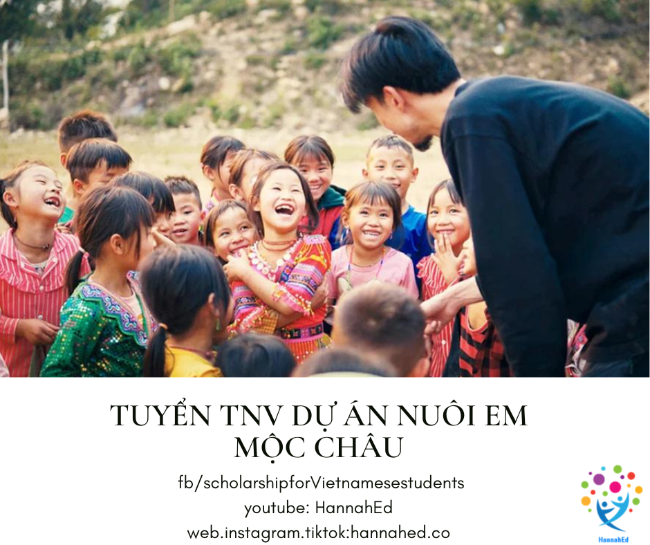 Tuyển TNV dự án Nuôi em Mộc Châu